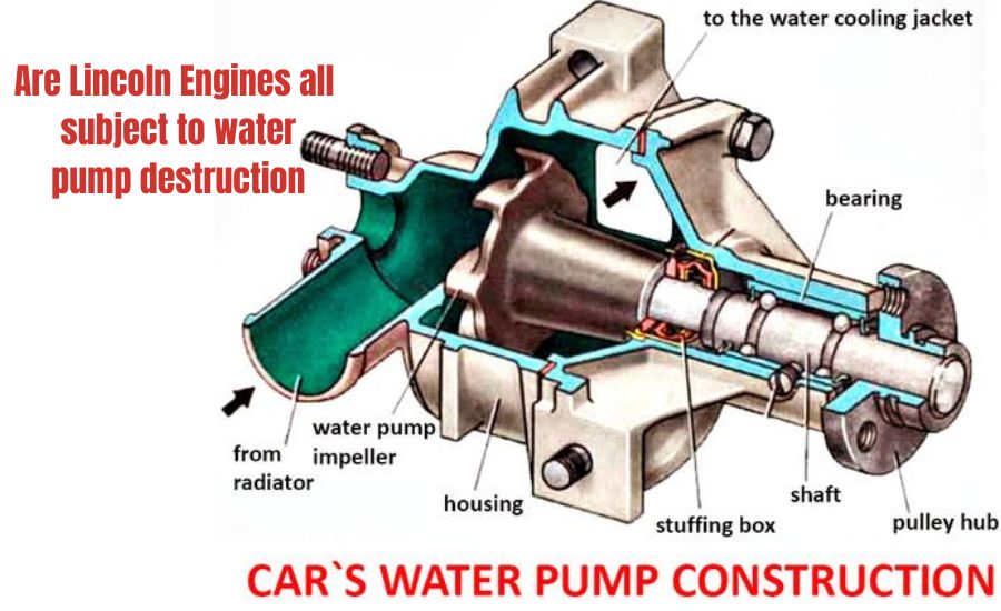 are lincoln engines all subject to water pump destruction