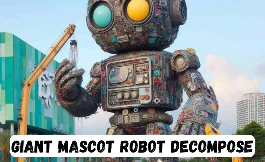 giant mascot robot decompose