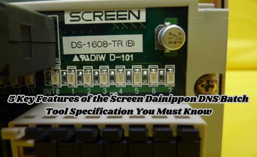 screen dainippon dns batch tool specification