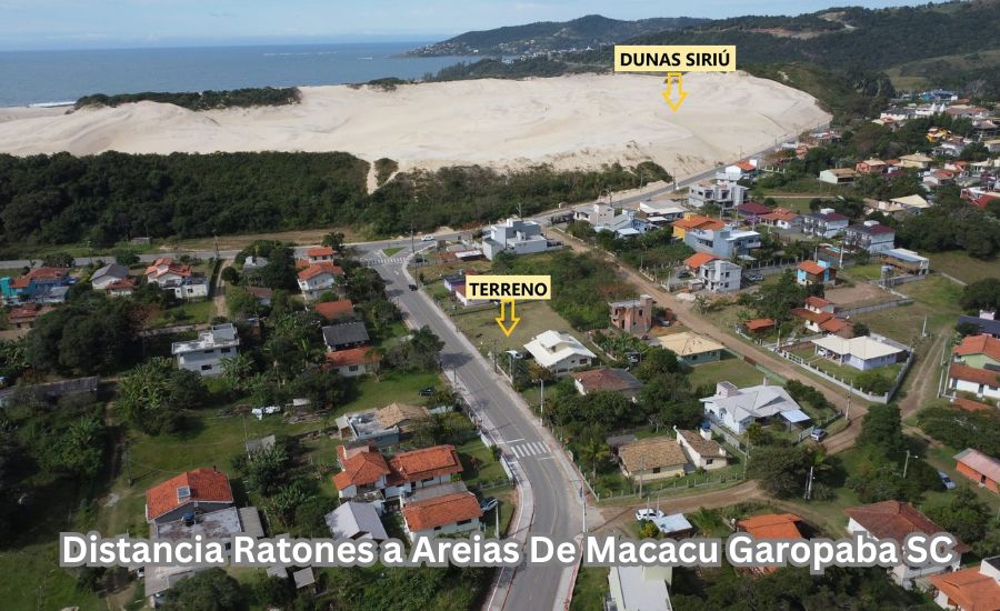 Distancia Ratones a Areias De Macacu Garopaba SC