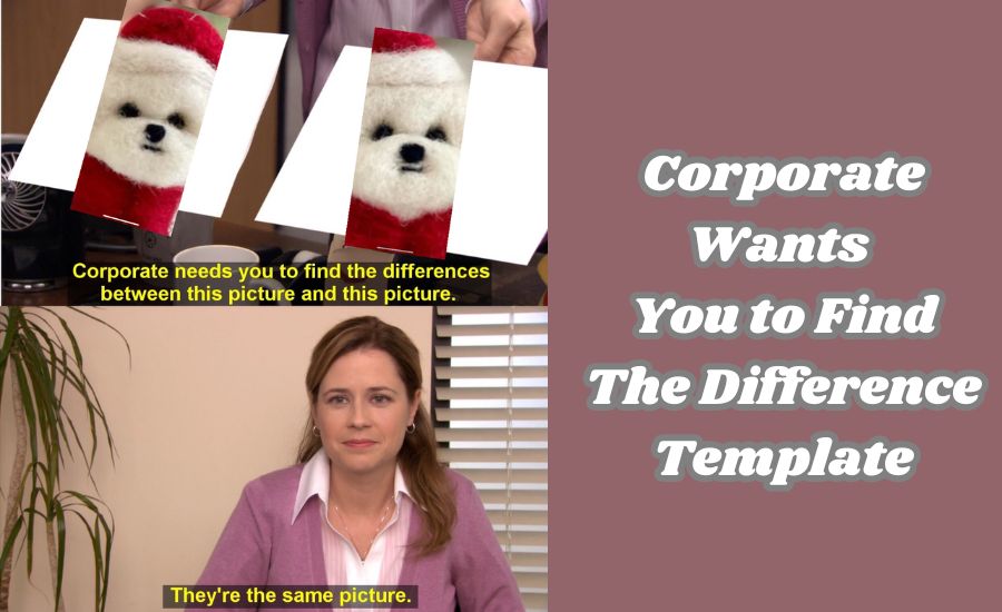 corporate wants you to find the difference template