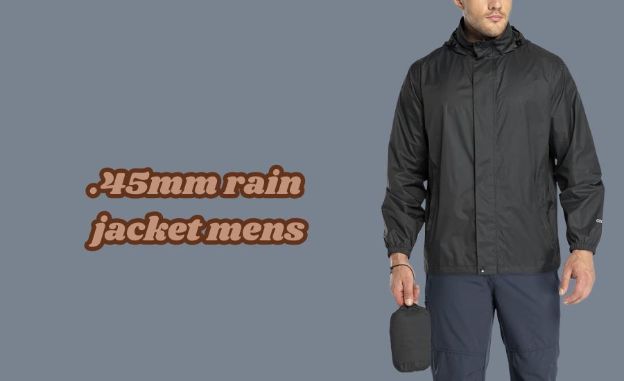 .45mm rain jacket mens