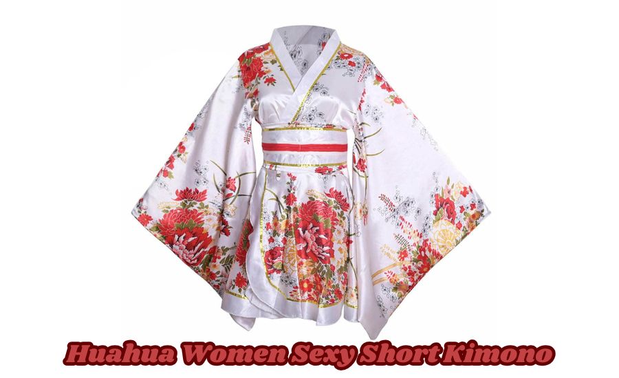 huahua women sexy short kimono